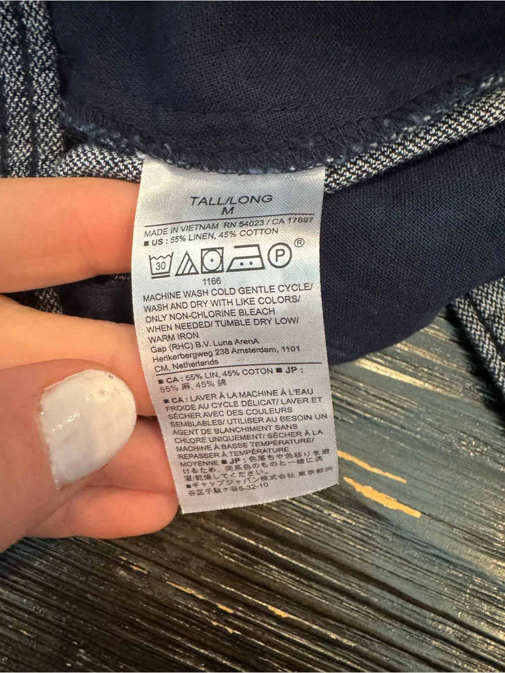 Banana Republic M Tall NWT Gray/Navy drawstring shorts